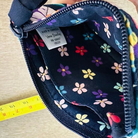 Vera Bradley Floral Quilted Fabric Keychain Lanyard ID Holder - Picture 4 of 4